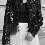 RELLE Sequins & Feather Jacket - Image 9