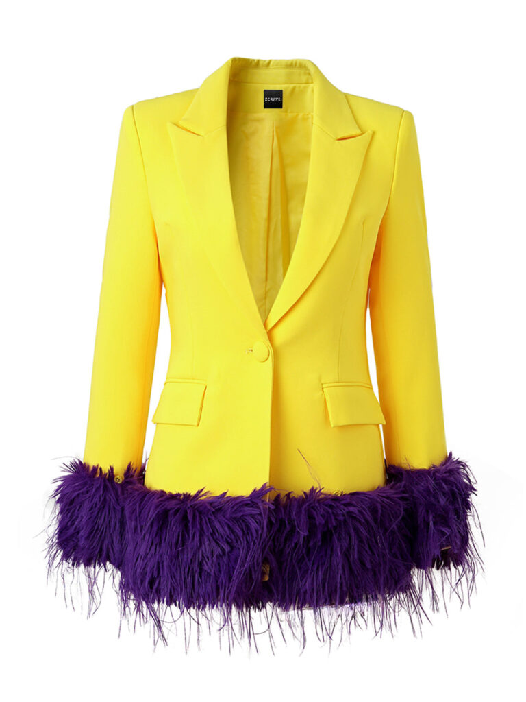 ORLA Blazer Feathers Dress