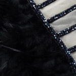 CELLAV Strapless Feathers Dress - Image 3