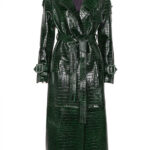 TRINA Patent Leather Trench Coat - Image 3