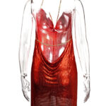 MAGLIA Backless Chainmail Mini Dress - Image 11