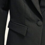 NAOMA Blazer & Flared Pants Set in Black - Image 11