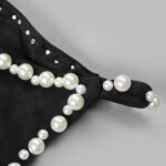FERENE Feathers & Pearls Mini Dress - Image 10