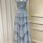 NILA Tulle Maxi Dress in Columbia - Image 8