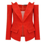 NETA Off The Shoulder Blazer