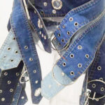 FIBIA Belts Denim Mini Skirt - Image 6