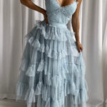 NILA Tulle Maxi Dress in Columbia - Image 5
