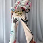 F3TISH Blouse & Pants Set in White - Image 7