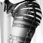 FIBBIA Buckle Belts Dress in Black - Image 3