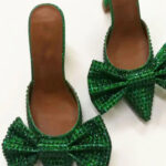 Pointed Toe Bow High Heels Pumps - Image 12