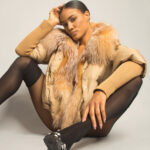 Fur Trim Puffer Jacket in Tan - Image 20