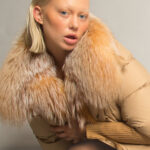 Fur Trim Puffer Jacket in Tan - Image 13