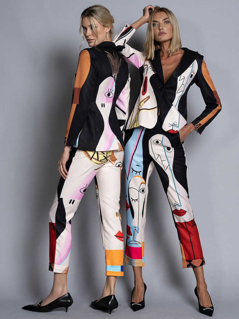 F3TISH Blazer + Pants Matching Set in Black