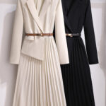 PETCHA Pleated Midi Dress