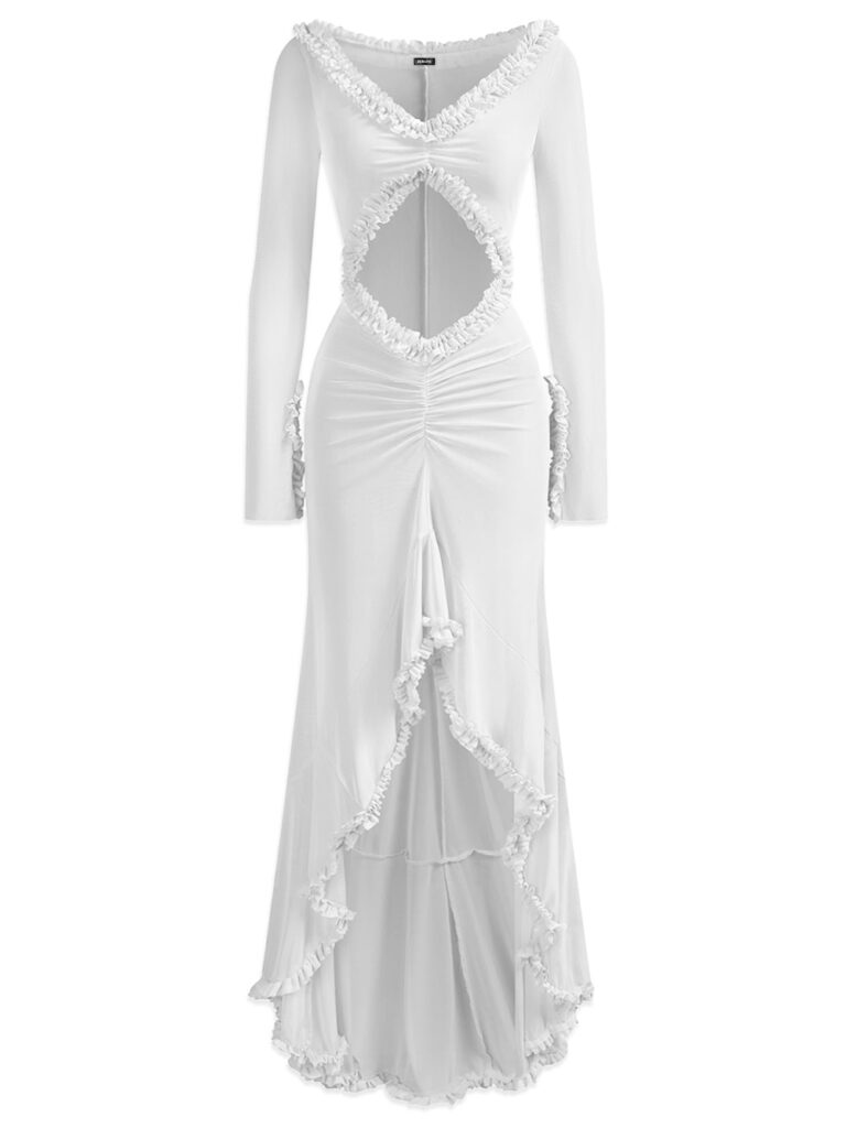 TOTTEME Maxi Dress in White