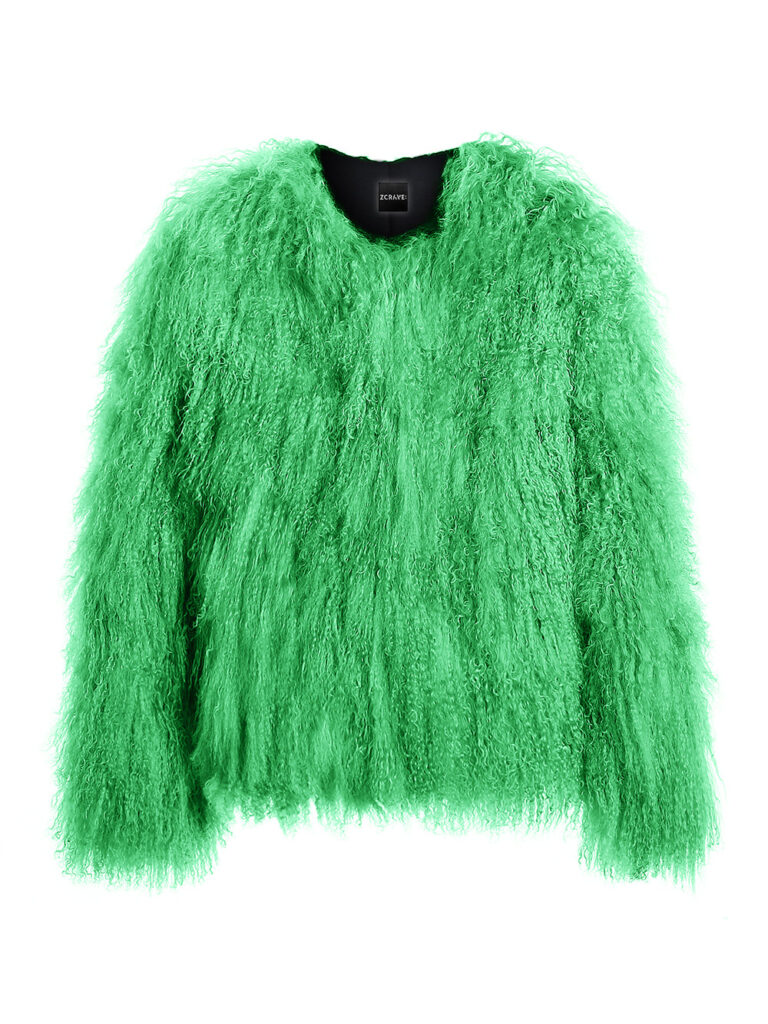 VLG Curly Shearling Jacket