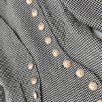 ELDENNE Check Trench Coat in Gray - Image 3