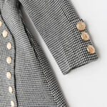 ELDENNE Check Trench Coat in Gray - Image 7