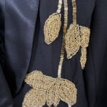 FOGELE Embellished Blazer & Flared Pants Set in Black - Image 4