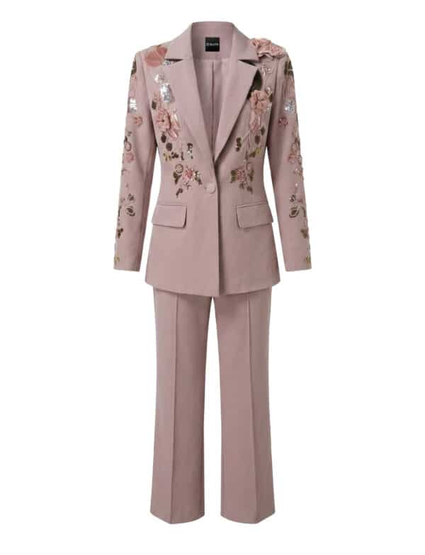 NIRELLE Embellished Blazer & Pants Set